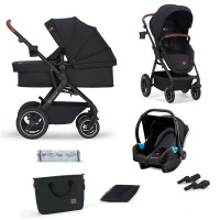 Универсальная коляска 3 в 1 Kinderkraft B-Tour Deep Black (KSBTOU00BLK3000)